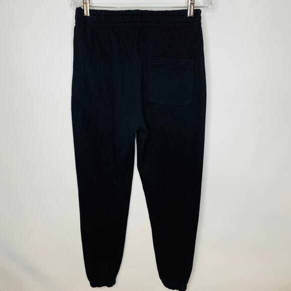 NWOT Talentless Black Heavy Cotton Sweatpants Joggers Small - Picture 5 of 7